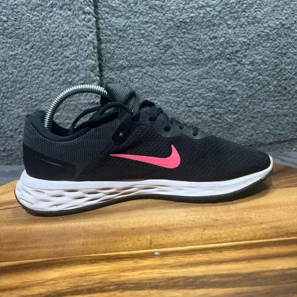 Nike Revolution 6 Women's Black Pink Running Athletic Shoes Sneakers Size 9 - Picture 7 of 13